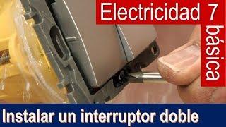 Electricidad básica 7: instalar un interruptor doble (Bricocrack)