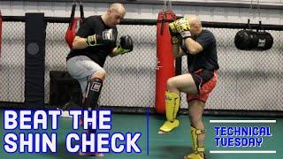 Beat The Muay Thai Shin Check