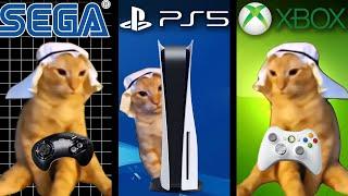 Arabic Cat but Game Console Startups