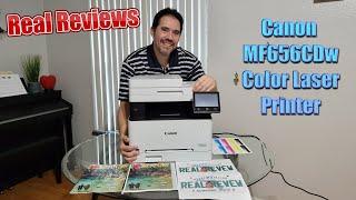 Canon MF656CDw Color Laser All In One Printer Unboxing and Real Review