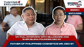 TUNE IN KAY TUNYING LIVE | My full interview with billionaire and Ever Bilena founder Deo Sy