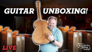 New NAMM Guitars Have Arrived! Live Eastman & Martin Guitar Unboxing | Takeover Tuesday 1-28-25