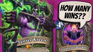 HOW MANY WINS?? Kreen & Polkelt carry in Brawliseum, but is it worth it? | Hearthstone