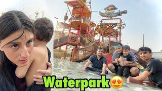 Aj poori family ko Waterpark le gaya | Abdullah ko rollercoaster ride karwadi