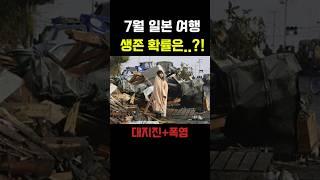 7월 일본 대지진 예언과 폭염 생존 확률은..?!