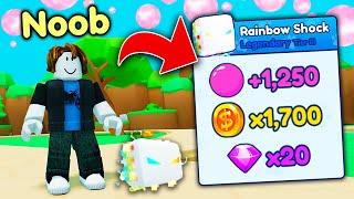 Starting Over as NOOB with OP PET in Bubble Gum Simulator INFINITY! (Roblox)