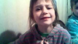 Настя читает стихи 29.1.2012