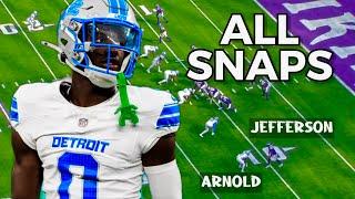 Terrion Arnold Week 7 Film Room: All Coverage Snaps Vs Vikings