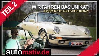 Wir fahren das Unikat! Porsche 911 Carrera 3,2 in "Hellgelb-Perlglanz" von Tilman Brodbeck