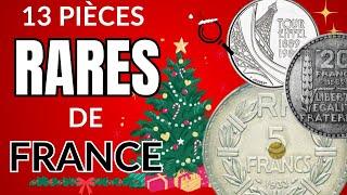 13 Pièces Françaises ULTRA RARES et CHER de l'ère moderne ! Spécial Noël