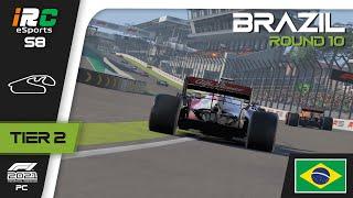 IRC S8 | PC Tier-2 Round 10 | F1 2021 | Brazilian GP Livestream