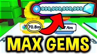 FASTEST Method to Get MAX GEMS in Pet Simulator X