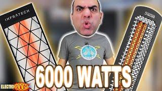 Comparing 6000 WATT Resistors, Infratech versus Bromic Heaters