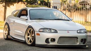 POV ACTION of my VERY LOUD TURBO MITSUBISHI ECLIPSE!!