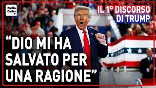 TRUMP, TUTTO IL PRIMO DISCORSO DA PRESIDENTE ▷ "DIO MI HA SALVATO PER UNA RAGIONE"