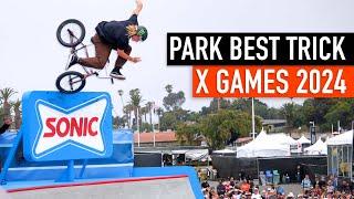 BMX Park Best Trick! X Games 2024