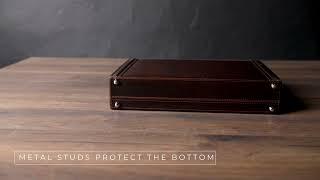 Leather Attaché Case Briefcase - The Rainbow | Time Resistance Official Video