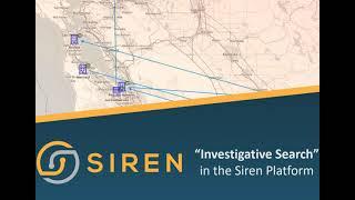 Siren | Investigative Grade ‘Search’ in the Platform