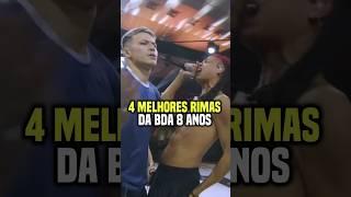 4 melhores rimas da BDA 8 ANOS #rimas #batalhaderima #trapbr #batalhadaaldeia