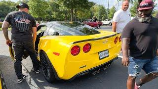 Crashing a "MUSTANG ONLY" Show in My C6 ZR1 Corvette...