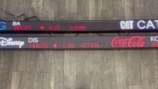 4mm vs 6mm LED Stock Ticker (5" height)