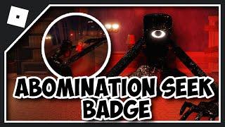 HOW TO GET ABOMINATION SEEK BADGE in YOOBROXDDS DOORS RP | FIND ABOMINATION SEEK MORPH in DOORS RP