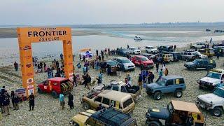 Frontier 4X4 club annual Indus River water cross jeep rally #2022 #hund #swabi #kpk