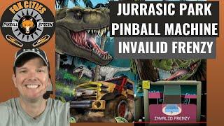 Jurassic Park Pinball Game Play by Stern Pinball - Foxcitiespinball