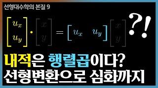 제9장: 내적과 쌍대성 | 선형대수학의 본질