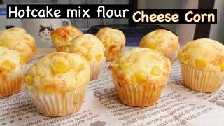 Pancake or Hotcake mix flour Cheese Corn muffins || easy to make Mini cheese corn muffins