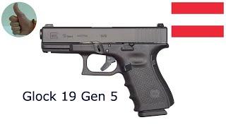 Glock 19 (5th generation), 9 mm Parabellum (9x19 mm/9 mm Luger)