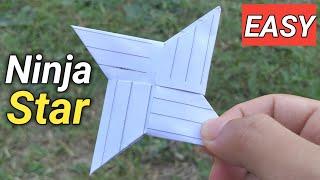 How to make a paper Ninja Star | Origami - Paper Ninja Star | Paper ka ninja star kaise banaen