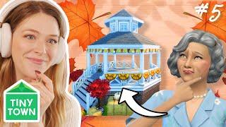 building a gilmore girls inspired GAZEBO in the sims 4 | Tiny Town Blue #5