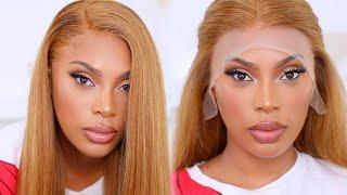 YOU DON'T NEED HD LACE| HOW TO MELT TRANSPARENT LACE WIG