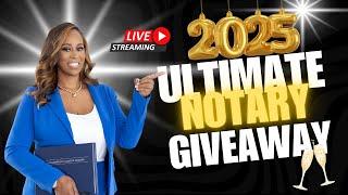 2025 Ultimate Notary Giveaway LIVE: 25 Winners Revealed!