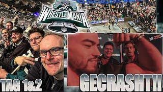 WRESTLER CRASHT UNSER INTERVIEW!! SMACKDOWN VOR WRESTLEMANIA!! | WRESTLEMANIA 40 VLOG TAG 1 & 2