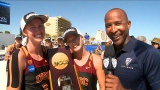 Sarah Hughes and Kelly Claes reflect back on NCAA title