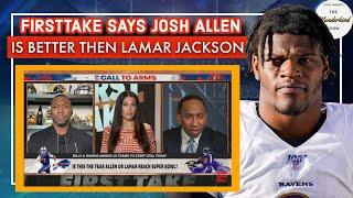 Ryan Clark and SAS Unite: The Bold Claim That Josh Allen Is Better Than Lamar Jackson!