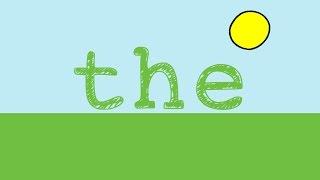 The- Sight Word Song for the word "The"