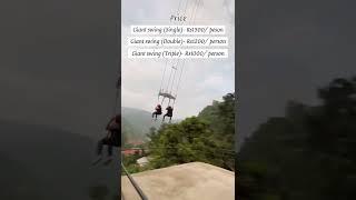 Giant swing in rishikesh #shorts #explorekaro #rishikesh #giantswing #explorepage #explore #travel