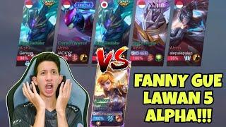 PANAS!! FANNY 1000 KABEL VS 5 ALPHA SEKALIGUS!