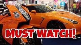 GT-R vs LAMBORGHINI vs FERRARI | CEBU AUTO SHOW | MONTAGE