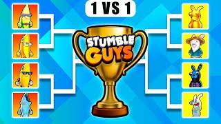 BANANA vs RABBIDS New Tournament  Battle 1vs1 in Stumble Guys