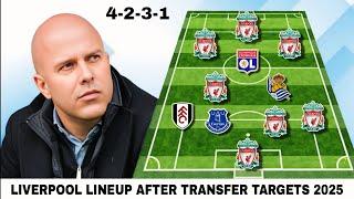 Liverpool Possible Line-Up with Top Transfer Targets in January 2025 ️ ARNE SLOT TRANSFERS