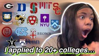 COLLEGE DECISION REACTIONS 2022 | Ivies, Stanford, MIT, USC, UChicago, + more! 16 year old edition