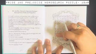 Pride and Prejudice Wordsearch Puzzle- No Talking ASMR