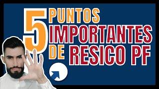  5 puntos importantes de RESICO PF | Lo que debes saber