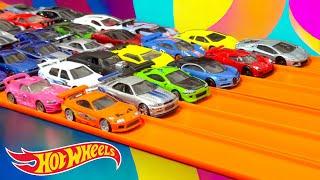 Hot Wheels Fast & Furious VS Exotics Drag Race Tournament!