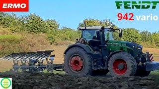 Fendt 942 Vario plowing whit Ermo aratri | Az. Saltarelli Migiani