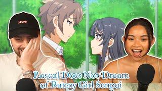 RASCAL LOVES HIS BUNNY GIRL!! - Bunny Girl Senpai Episode 3 REACTION